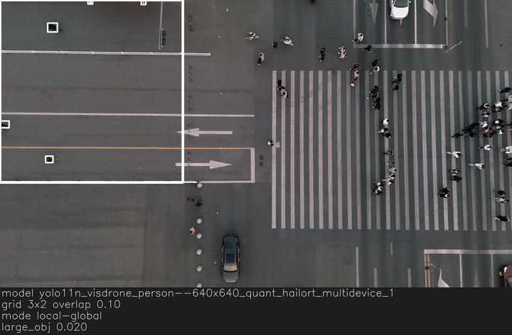 LocalGlobalTileModel adds a full-frame sweep to recover large objects.